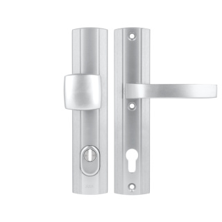 Klamko Pochwyt AXA Prestige Flex ++ F1 srebrna rozstaw 90 mm