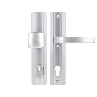 Klamko Pochwyt AXA Prestige Flex ++ F1 srebrna rozstaw 92 mm