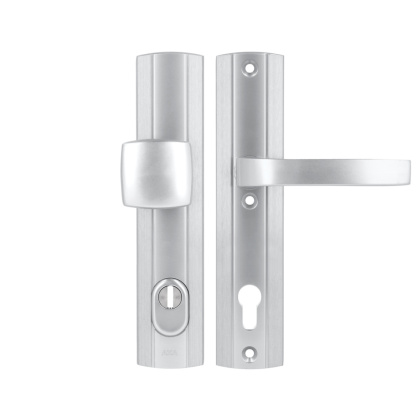 Klamko Pochwyt AXA Prestige Flex ++ F1 srebrna rozstaw 92 mm