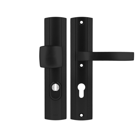 Klamko Pochwyt AXA Prestige Flex ++ F8 czarna rozstaw 72 mm