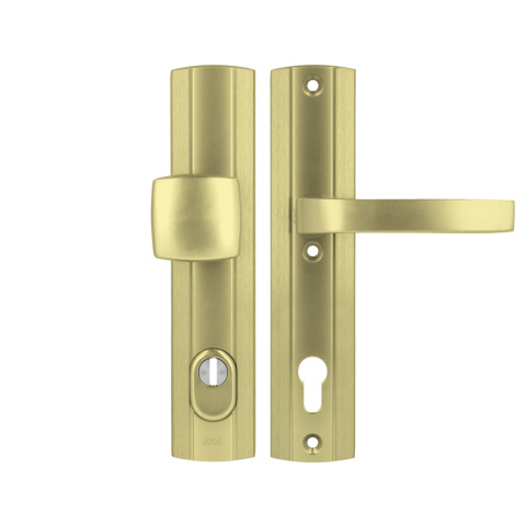 Klamko Pochwyt AXA Prestige Flex ++ F3 złota rozstaw 92 mm