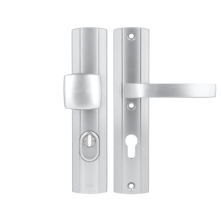 Klamko Pochwyt AXA Prestige Flex ++ F1 srebrna rozstaw 72 mm