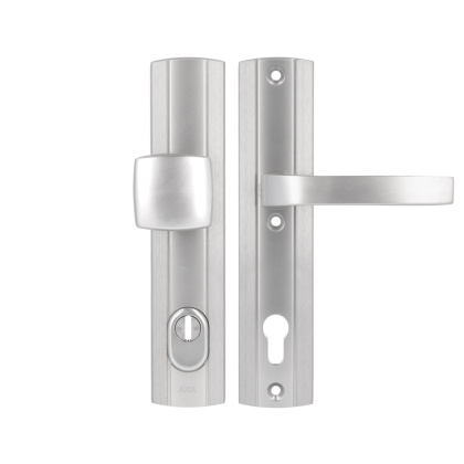 Klamko Pochwyt AXA Prestige Flex ++ F6 inox rozstaw 92 mm