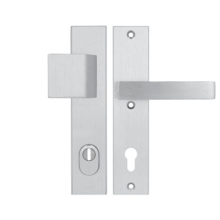 Klamko Pochwyt AXA Royal Flex ++ F1 srebrna rozstaw 92 mm