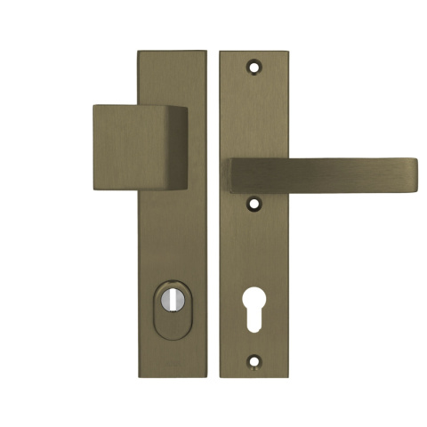 Klamko Pochwyt AXA Royal Flex ++ F4 stare złoto rozstaw 92 mm