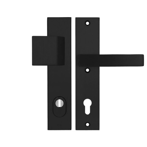 Klamko Pochwyt AXA Royal Flex ++ F8 czarna rozstaw 92 mm