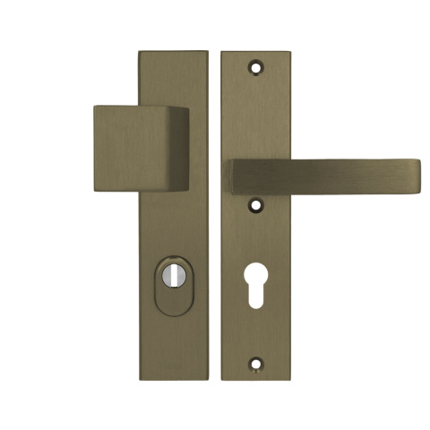 Klamko Pochwyt AXA Royal Flex ++ F4 stare złoto rozstaw 72 mm