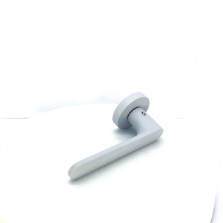 Klamka One ciemny szary na rozecie okrągłej Colombo