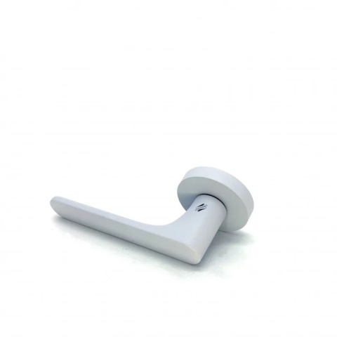 Klamka One ciemny szary na rozecie okrągłej Colombo