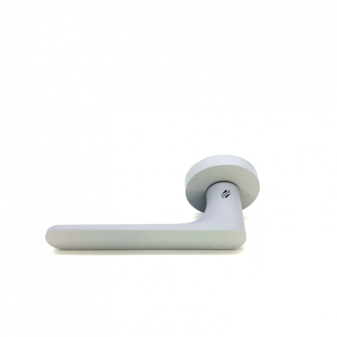 Klamka One szary jasny na rozecie okrągłej Colombo