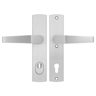 Klamko Klamka AXA Arrow Flex Premium F6 inox rozstaw 92 mm