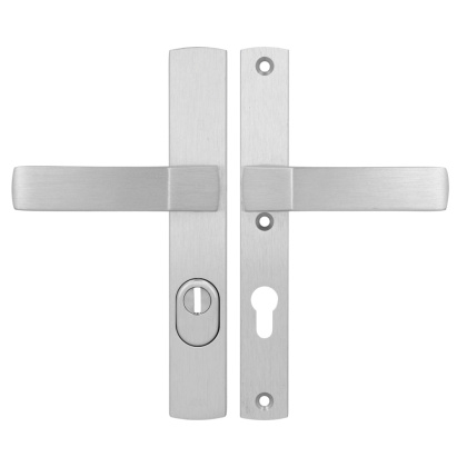 Klamko Klamka AXA Solid Flex Premium F6 inox rozstaw 72 mm