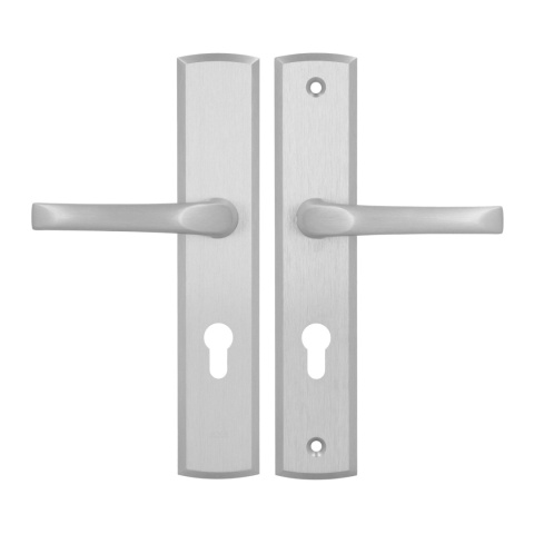 Klamko Klamka AXA Manitoba ++ F6 inox rozstaw 72 mm