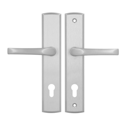 Klamko Klamka AXA Manitoba ++ F6 inox rozstaw 92 mm