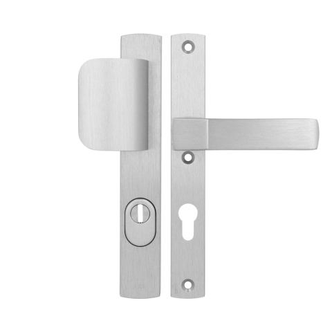 Klamko Pochwyt AXA Solid Flex Premium ++ F6 inox rozstaw 72 mm