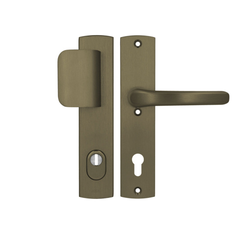 Klamko Pochwyt AXA Jupiter Flex Premium ++ F4 stare złoto rozstaw 92 mm