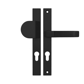 Klamko Pochwyt AXA Slim ++ F8 czarny rozstaw 72 mm