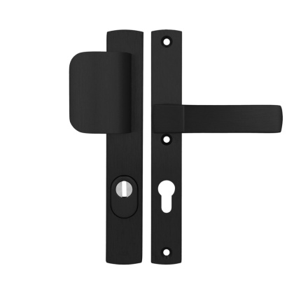 Klamko Pochwyt AXA Solid Flex Premium ++ F8 czarna rozstaw 72 mm