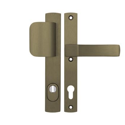 Klamko Pochwyt AXA Solid Flex Premium ++ F4 stare złoto rozstaw 92 mm