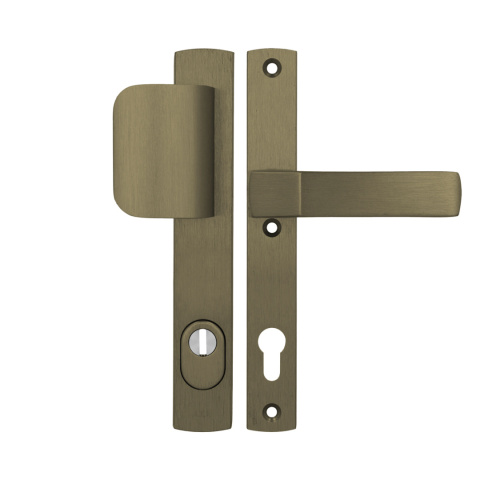 Klamko Pochwyt AXA Solid Flex Premium ++ F4 stare złoto rozstaw 92 mm