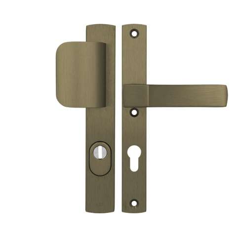 Klamko Pochwyt AXA Solid Flex Premium ++ F4 stare złoto rozstaw 72 mm