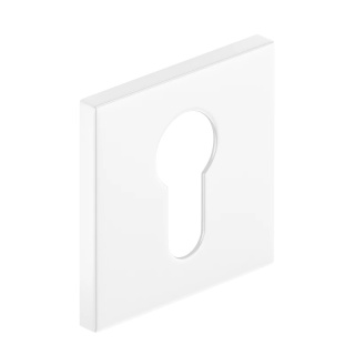 Rozeta kwadratowa Slim biała wkładka