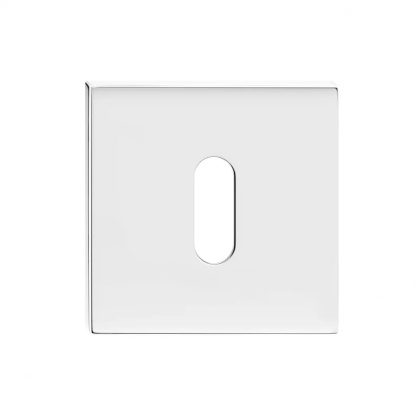 Rozeta kwadratowa Slim chrom błyszczący klucz