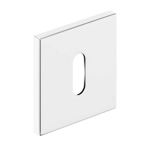 Rozeta kwadratowa Slim chrom błyszczący klucz