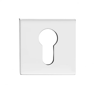 Rozeta kwadratowa Slim chrom błyszczący wkładka