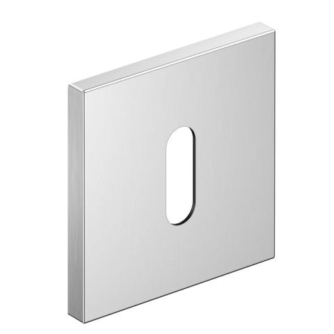 Rozeta kwadratowa Slim chrom szczotkowany klucz