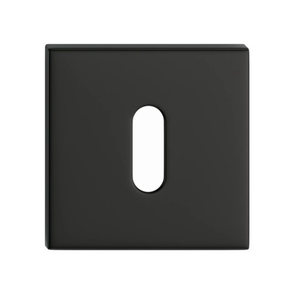 Rozeta kwadratowa Slim czarna klucz