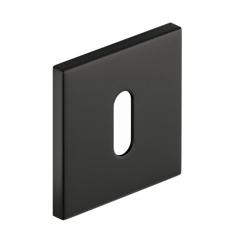 Rozeta kwadratowa Slim czarna klucz