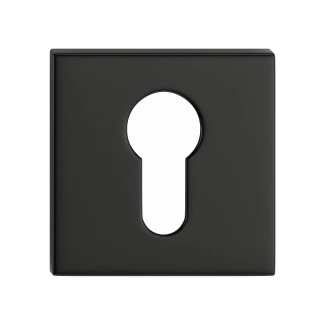 Rozeta kwadratowa Slim czarna wkładka