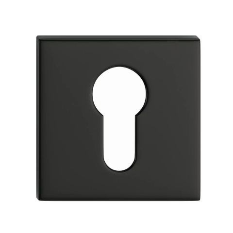 Rozeta kwadratowa Slim czarna wkładka