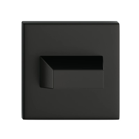 Rozeta kwadratowa Slim czarna wc