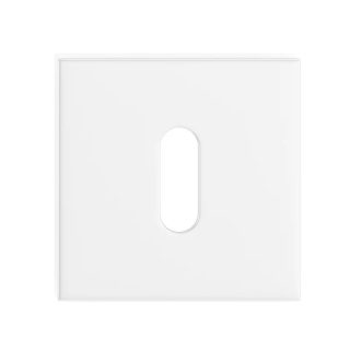 Rozeta kwadratowa Slim biała klucz