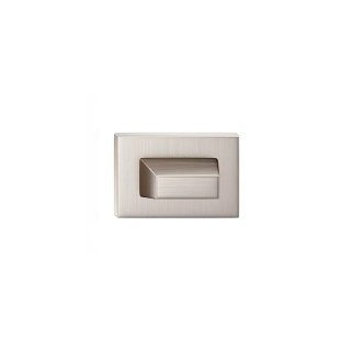 Rozeta prostokątna Slim nikiel szczotkowany wc