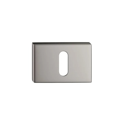 Rozeta prostokątna gunmetal klucz