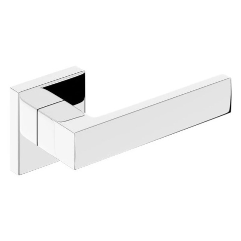 Klamka Focus chrom na rozecie kwadratowej Corona