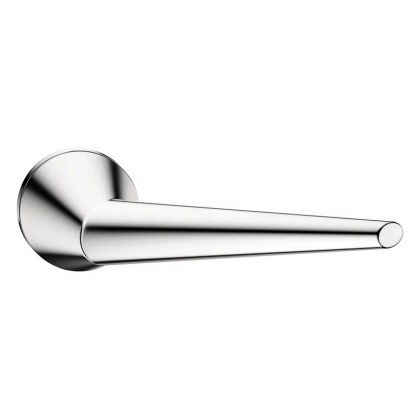 Klamka Unica Slim chrom błyszczący na rozecie okrągłej Corona