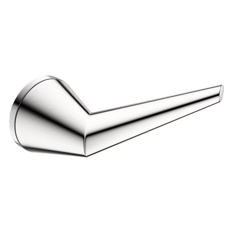 Klamka Unica Slim chrom błyszczący na rozecie okrągłej Corona